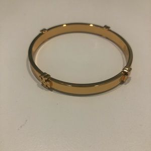 Tory Burch authentic Logo station Bangle Bracelet